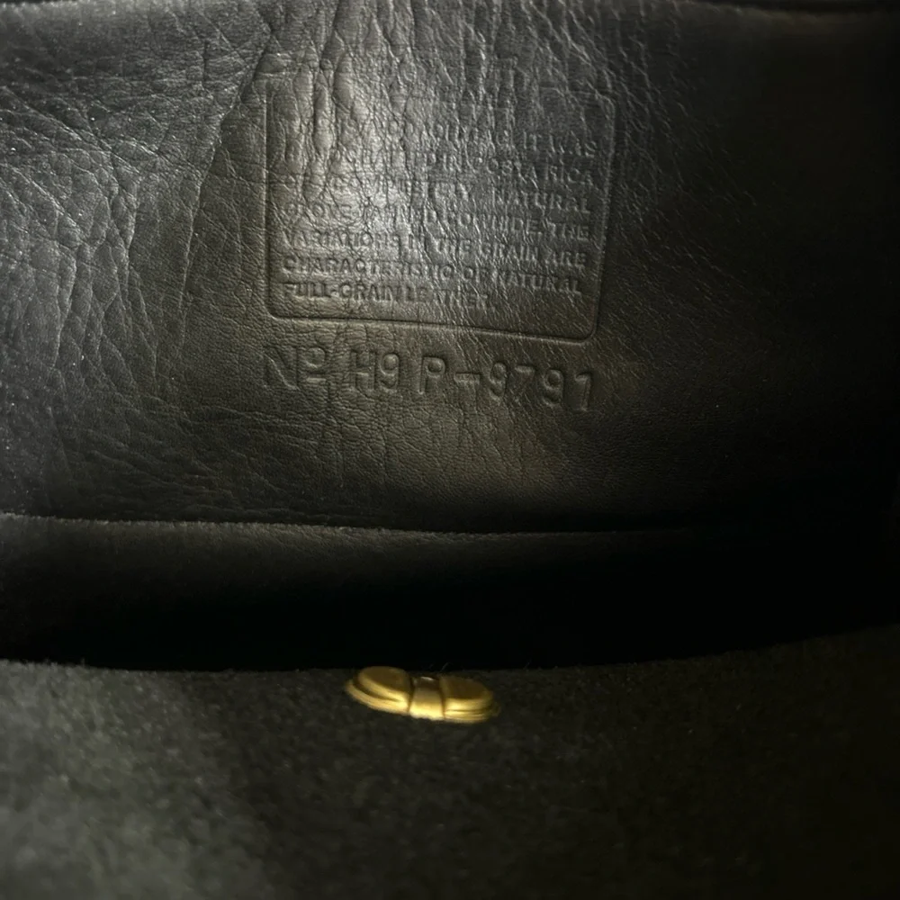 Coach Black 9791 daypack vintage   Leather Backpack - Picture 8 of 8
